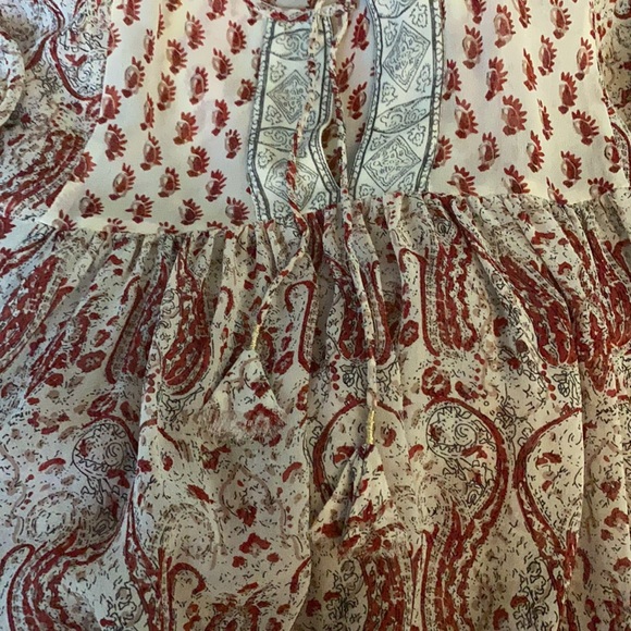 Ulla Johnson Georgette Nimes Silk Blouse - Picture 5 of 5